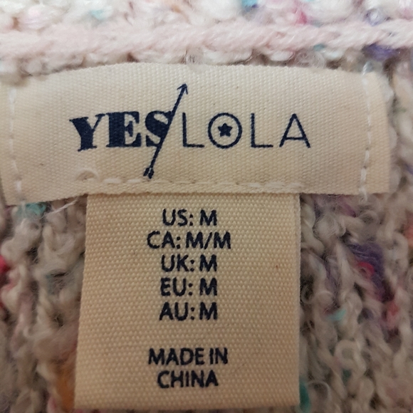 Thick multi colored sweater - Picture 2 of 2